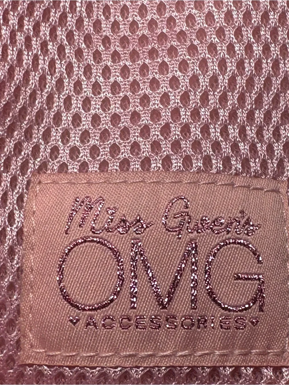 OMG Accessories Miss Gwen Unicorn Duffle Bag Pink Holographic Glitter